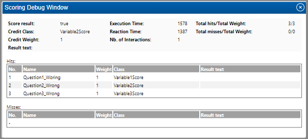 CBA ItemBuilder Scoring Debug Window.